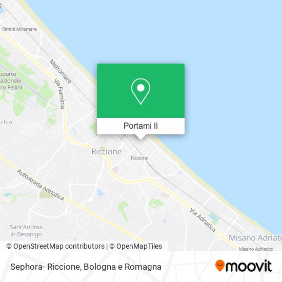 Mappa Sephora- Riccione