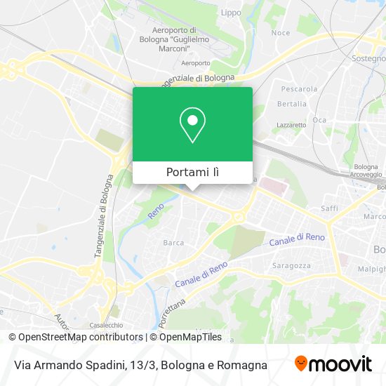 Mappa Via Armando Spadini, 13/3