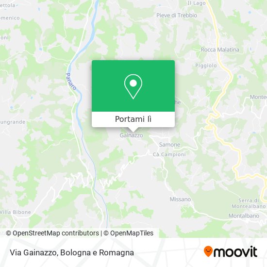 Mappa Via Gainazzo