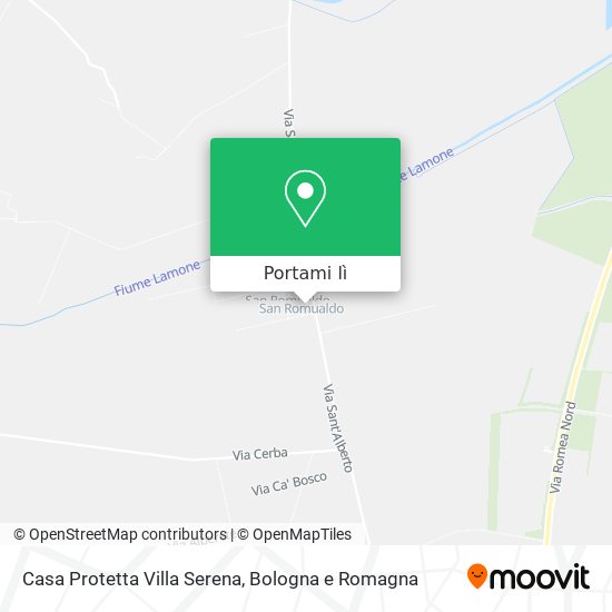 Mappa Casa Protetta Villa Serena