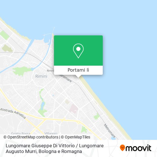 Mappa Lungomare Giuseppe Di Vittorio / Lungomare Augusto Murri