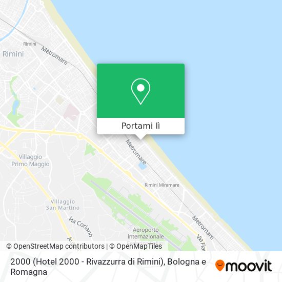 Mappa 2000 (Hotel 2000 - Rivazzurra di Rimini)
