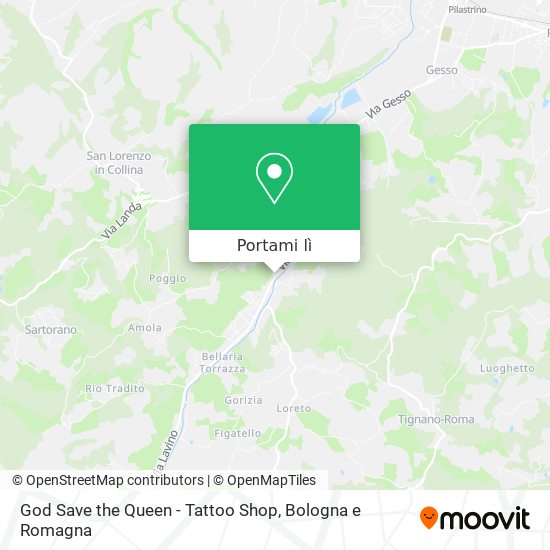 Mappa God Save the Queen - Tattoo Shop