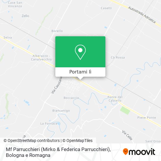 Mappa Mf Parrucchieri (Mirko & Federica Parrucchieri)
