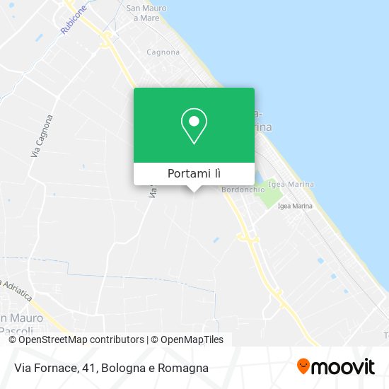 Mappa Via Fornace, 41