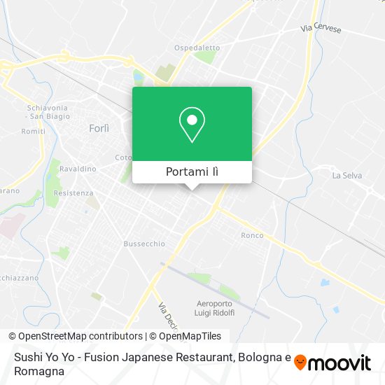 Mappa Sushi Yo Yo - Fusion Japanese Restaurant