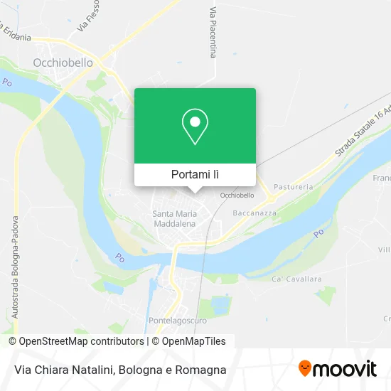 Mappa Via Chiara Natalini
