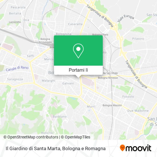 Mappa Il Giardino di Santa Marta