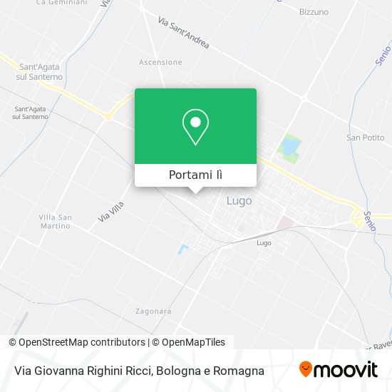 Mappa Via Giovanna Righini Ricci