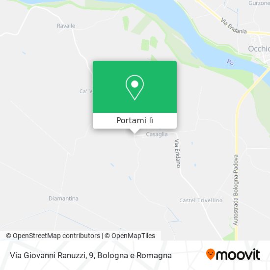 Mappa Via Giovanni Ranuzzi, 9