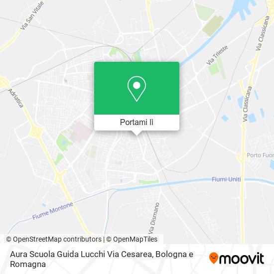 Mappa Aura Scuola Guida Lucchi Via Cesarea