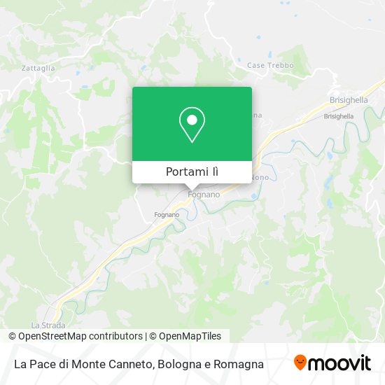 Mappa La Pace di Monte Canneto