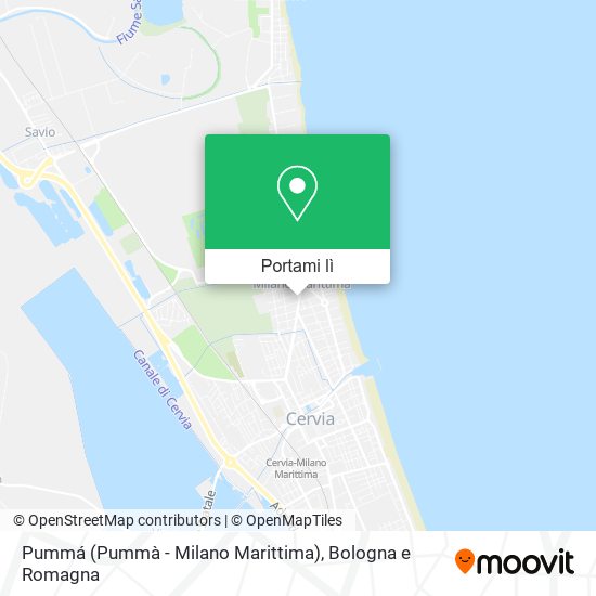 Mappa Pummá (Pummà - Milano Marittima)