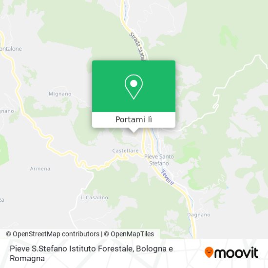 Mappa Pieve S.Stefano Istituto Forestale
