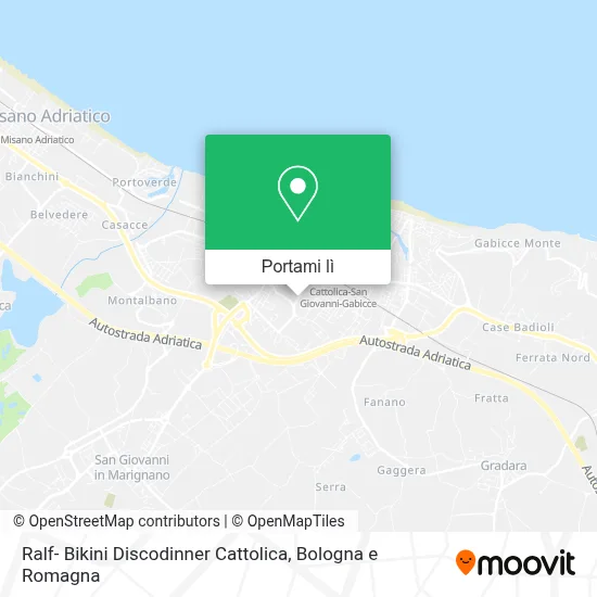 Mappa Ralf- Bikini Discodinner Cattolica