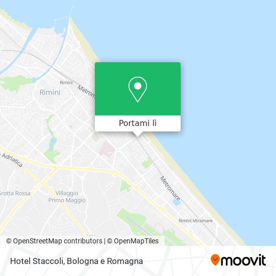 Mappa Hotel Staccoli