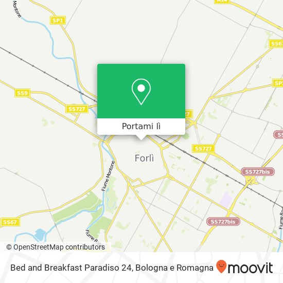 Mappa Bed and Breakfast Paradiso 24