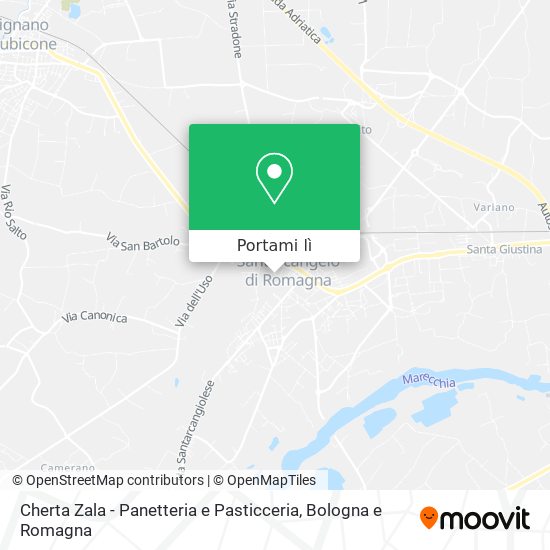 Mappa Cherta Zala - Panetteria e Pasticceria