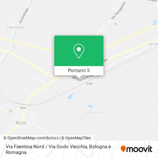 Mappa Via Faentina Nord / Via Godo Vecchia