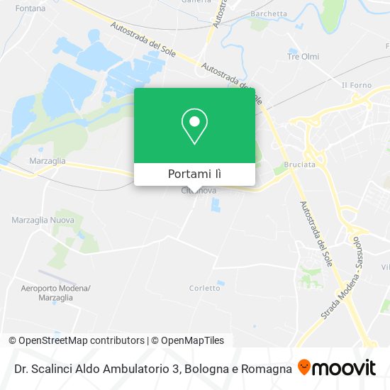Mappa Dr. Scalinci Aldo Ambulatorio 3