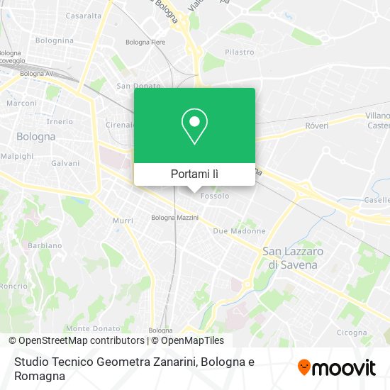 Mappa Studio Tecnico Geometra Zanarini