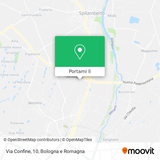 Mappa Via Confine, 10