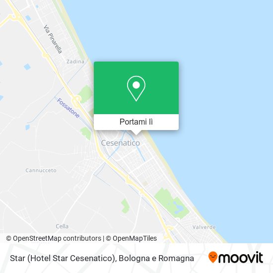 Mappa Star (Hotel Star Cesenatico)