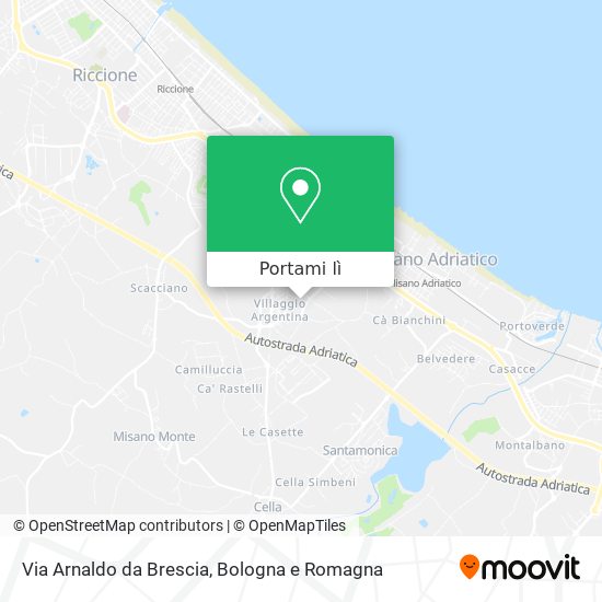 Mappa Via Arnaldo da Brescia