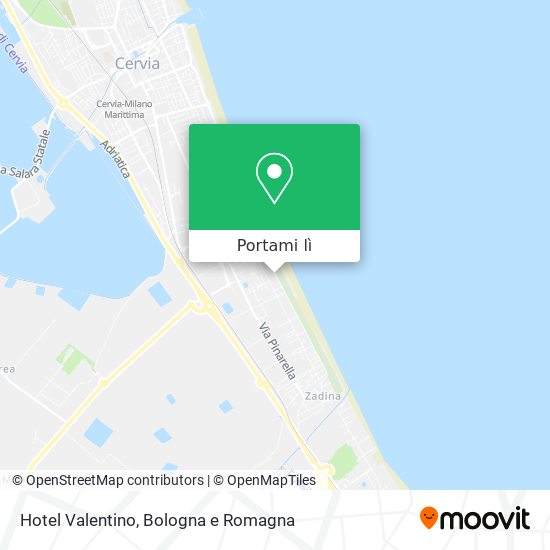 Mappa Hotel Valentino