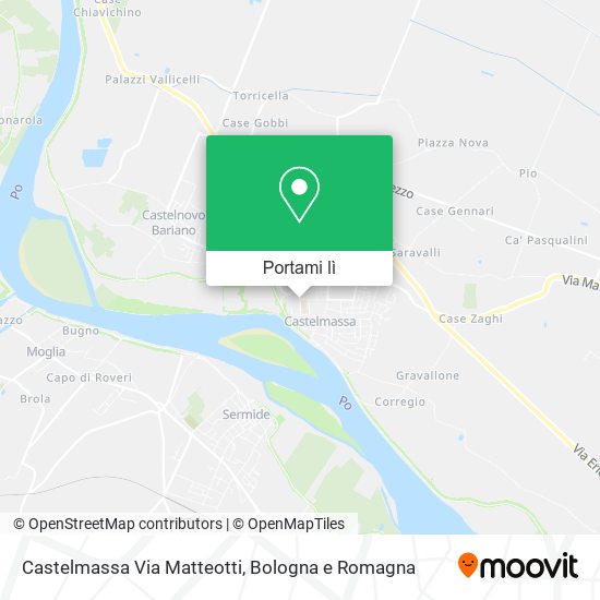 Mappa Castelmassa Via Matteotti