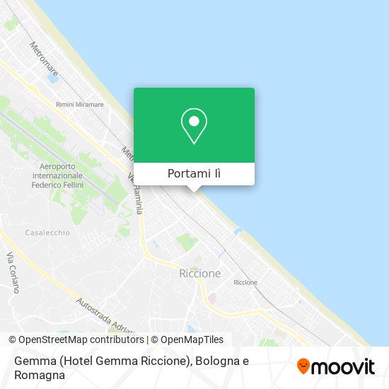 Mappa Gemma (Hotel Gemma Riccione)