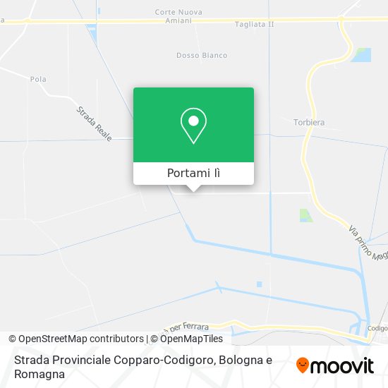 Mappa Strada Provinciale Copparo-Codigoro
