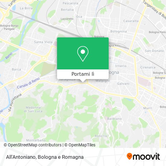 Mappa All'Antoniano