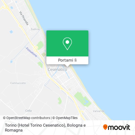 Mappa Torino (Hotel Torino Cesenatico)