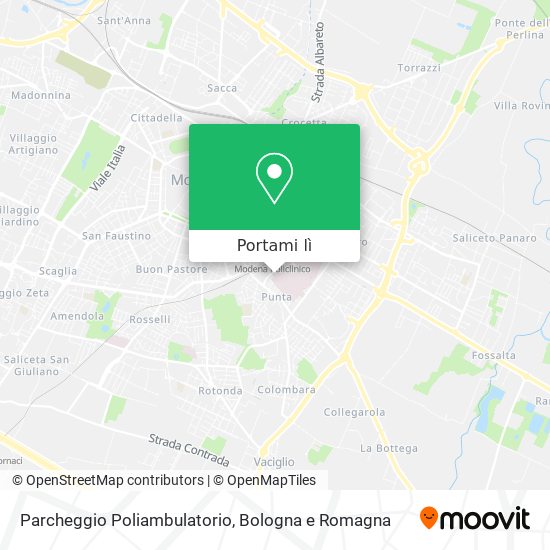 Mappa Parcheggio Poliambulatorio