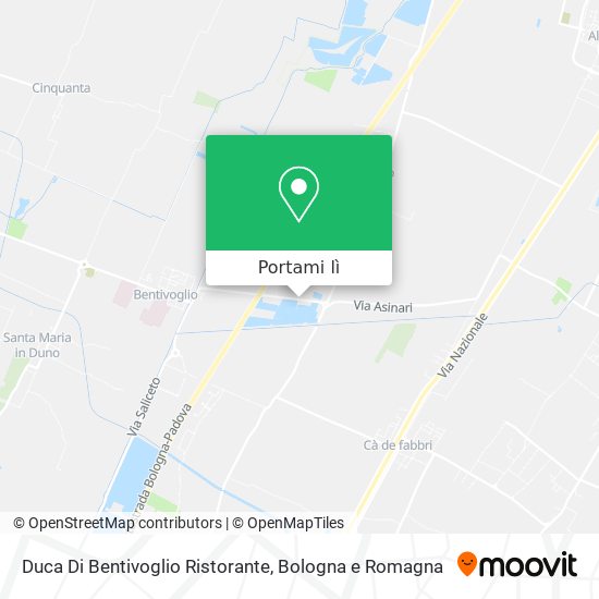 Mappa Duca Di Bentivoglio Ristorante