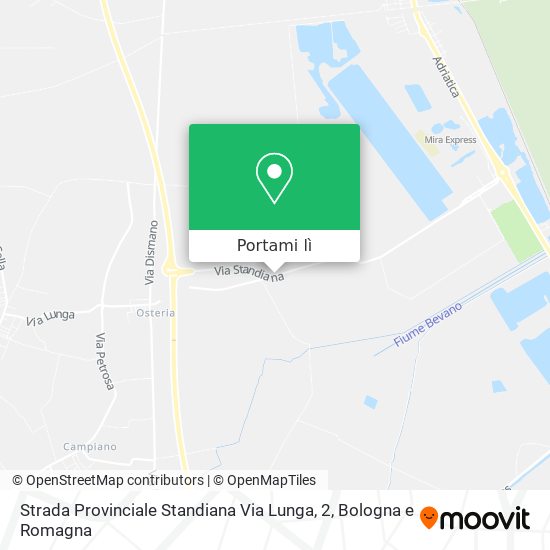 Mappa Strada Provinciale Standiana Via Lunga, 2