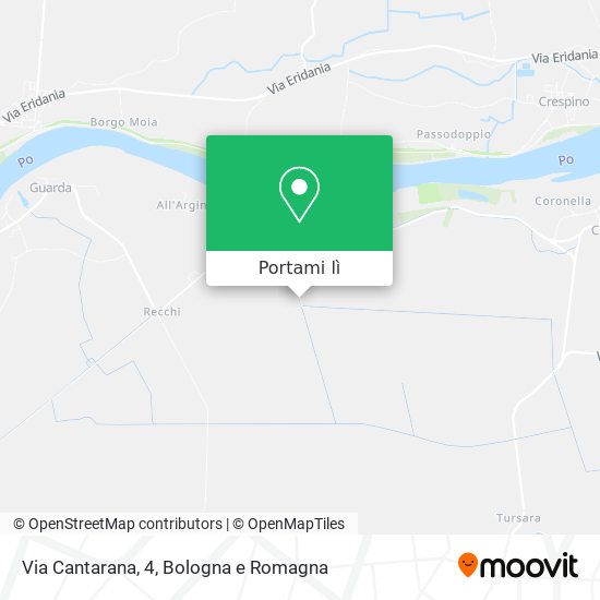 Mappa Via Cantarana, 4