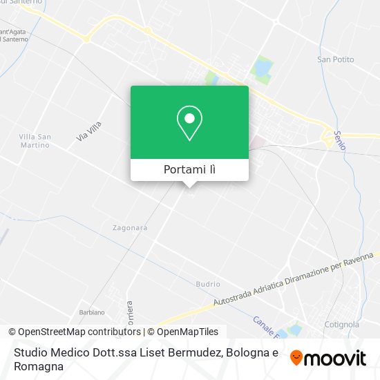 Mappa Studio Medico Dott.ssa Liset Bermudez