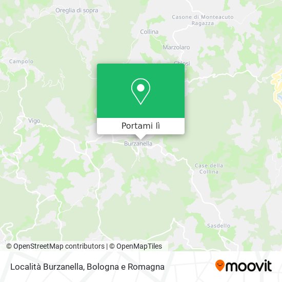 Mappa Località Burzanella