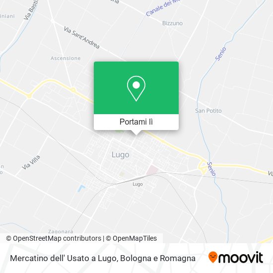 Mappa Mercatino dell' Usato a Lugo