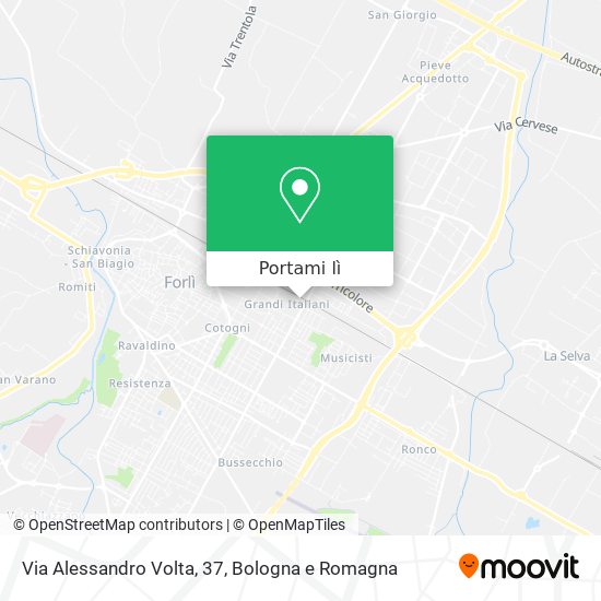 Mappa Via Alessandro Volta, 37