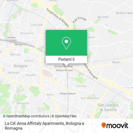 Mappa La CA' Anna Affittaly Apartments
