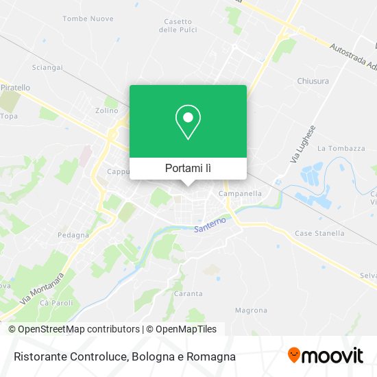 Mappa Ristorante Controluce
