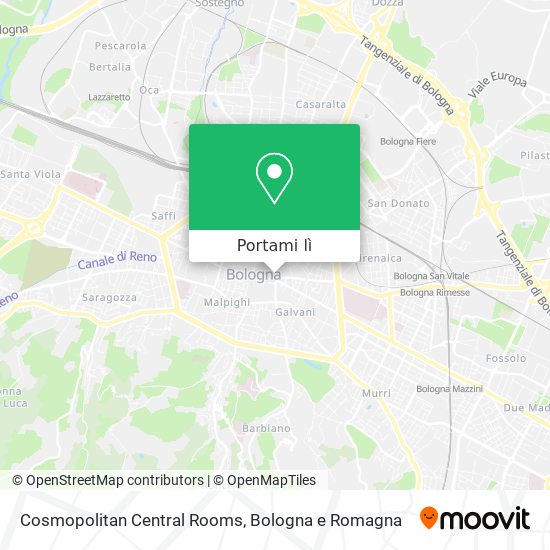 Mappa Cosmopolitan Central Rooms