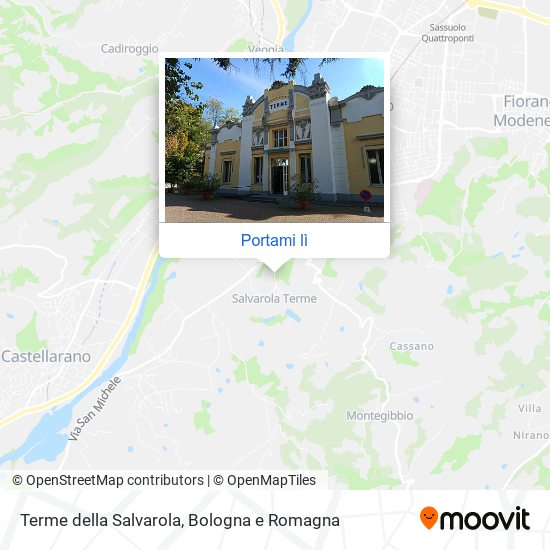 Mappa Terme della Salvarola