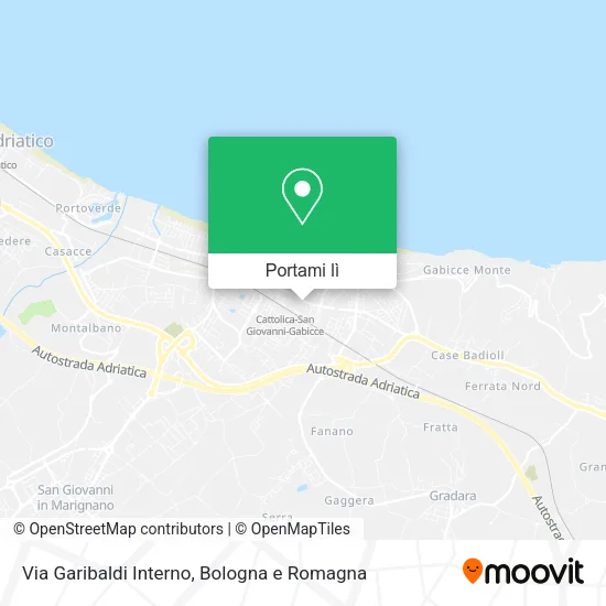 Mappa Via Garibaldi Interno
