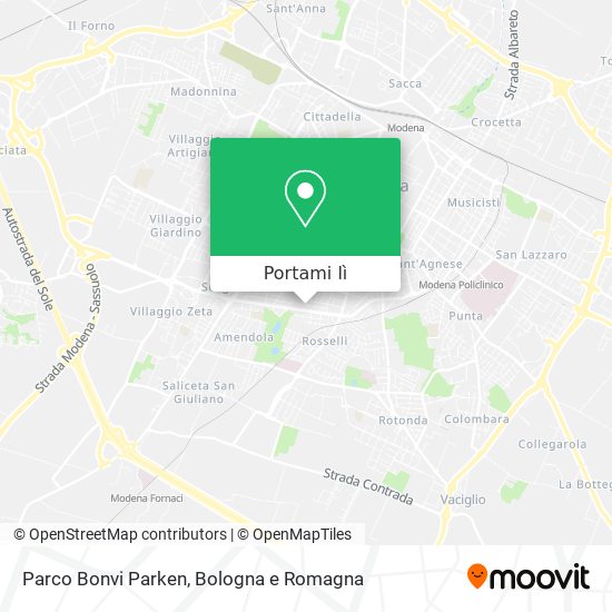 Mappa Parco Bonvi Parken