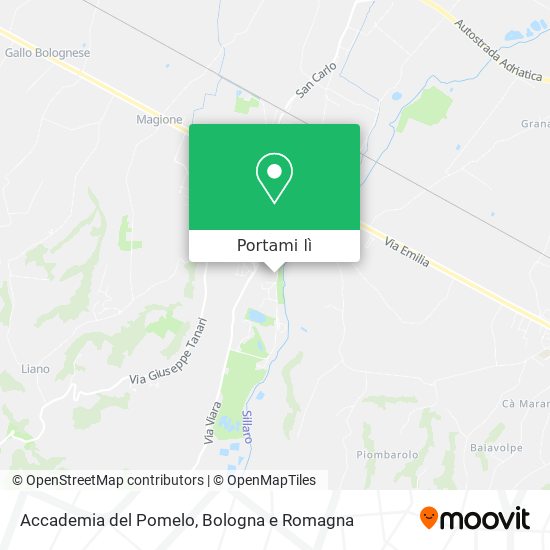 Mappa Accademia del Pomelo