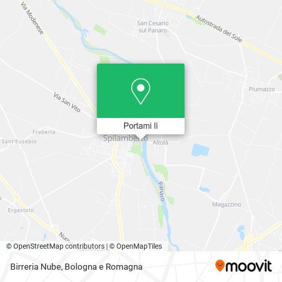 Mappa Birreria Nube